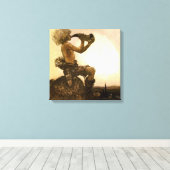 Toile "Le petit berger" aquarelle de John Bauer (Insitu (Plancher de Bois))