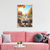Toile Le petit-déjeuner d'automne (Insitu(Salon))