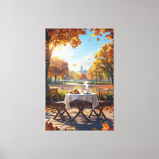 Toile Le petit-déjeuner d'automne (Recto)