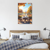 Toile Le petit déjeuner d'automne (Insitu(Chambre))
