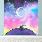 Toile Le petit prince (Insitu (Plancher de Bois))