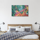 Toile Le petit singe (1912) par Franz Marc (Insitu(Chambre))