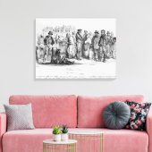 Toile Le peuple émancipé, de 'La Caricature' (Insitu(Salon))
