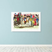 Toile Le peuple parisien acclamant Napoléon (Insitu (Plancher de Bois))
