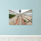 Toile Le phare actuel, dernier de beaucoup (Insitu (Plancher de Bois))