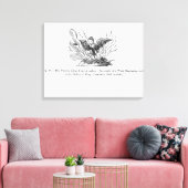 Toile Le Phénix se levant de ses cendres (Insitu(Salon))