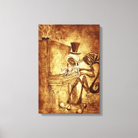 Toile le piano (Recto)