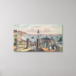 Toile Le pilier à chaînes sur l'avant à Brighton
