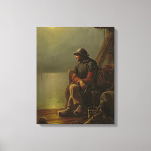 Toile Le pilote exerce la surveillance, 1851