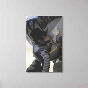 Toile Le pilote s'assied dans son A-10 coup de foudre II