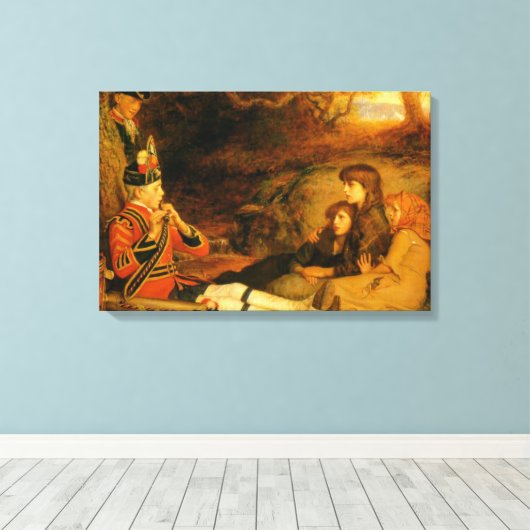 Toile Le Piper (par John Everett Millais) (Insitu (Plancher de Bois))