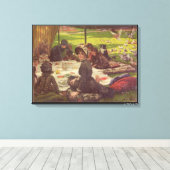 Toile Le pique-nique, c.1881-2 (Insitu (Plancher de Bois))