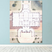 Toile Le plan du président de la Maison-Blanche, Washing (Insitu (Plancher de Bois))
