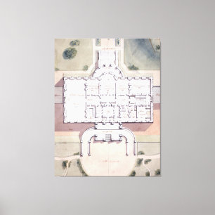 Toile Le plan du président de la Maison-Blanche, Washing