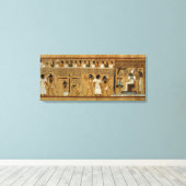 Toile Le poids du coeur contre la plume de Maat (Insitu (Plancher de Bois))