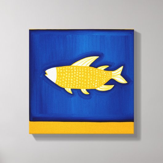 Toile Le poisson 1998 (Recto)
