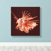 Toile Le poisson-Lion (Insitu (Plancher de Bois))