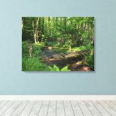 Toile Le pont au ruisseau (Insitu (Plancher de Bois))