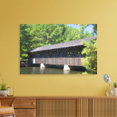 Toile Le pont couvert de la montagne de Pierre à Stone (Insitu(Salon))