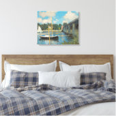 Toile Le pont d'Argenteuil Par Claude Monet (Insitu(Chambre))