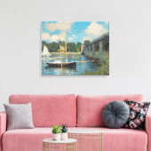 Toile Le pont d'Argenteuil Par Claude Monet (Insitu(Salon))
