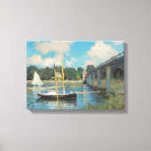 Toile Le pont d'Argenteuil Par Claude Monet (Recto)
