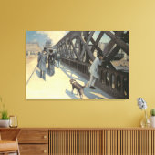 Toile Le Pont de L'Europe, 1876 (Insitu(Salon))