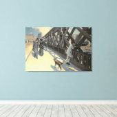 Toile Le Pont de L'Europe, 1876 (Insitu (Plancher de Bois))