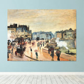 Toile Le Pont Neuf par Claude Monet (Insitu (Plancher de Bois))
