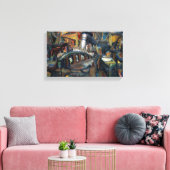Toile Le port (Insitu(Salon))