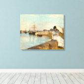 Toile Le port de Lorient par Berthe Morisot (Insitu (Plancher de Bois))