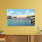 Toile Le port de Rochester et la milice navale NY (Insitu(Salon))