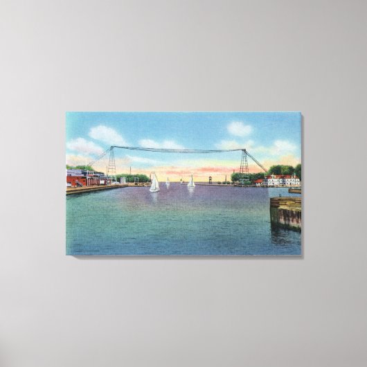 Toile Le port de Rochester et la milice navale NY (Recto)