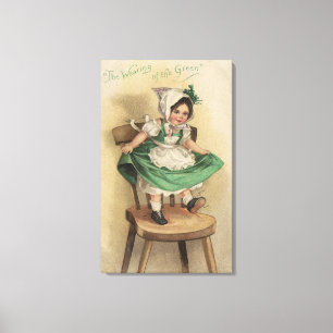 Toile Le port du vert