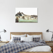 Toile Le port et la ville de Malacca, Malaisie, illustra (Insitu(Chambre))