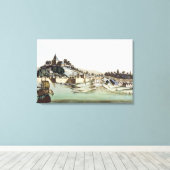 Toile Le port et la ville de Malacca, Malaisie, illustra (Insitu (Plancher de Bois))