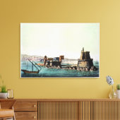 Toile Le Port et le Mole à Alger, assiette 69 de 'Le (Insitu(Salon))