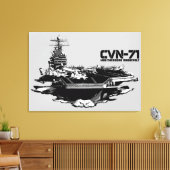 Toile Le porte-avions Theodore Roosevelt Wrappedcanvas (Insitu(Salon))