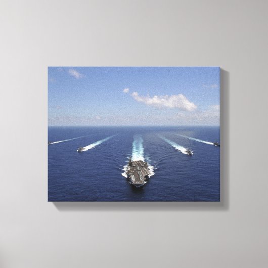 Toile Le porte-avions USS Abraham Lincoln (Recto)