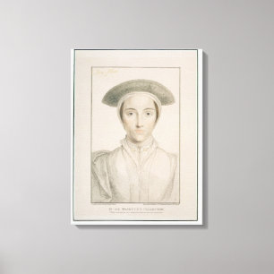 Toile Le portrait de la Reine Anne de Cleves (1515-57)