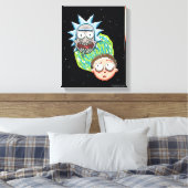 Toile Le Portrait de Rick et Morty (Insitu(Chambre))