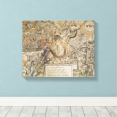 Toile Le pot de fusion renversant (Insitu (Plancher de Bois))