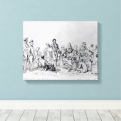 Toile Le prédicateur, 1837 (Insitu (Plancher de Bois))