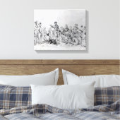 Toile Le prédicateur, 1837 (Insitu(Chambre))