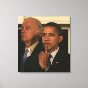 Toile Le président Barack Obama et le vice-président