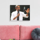Toile Le Président Barack répond aux questions (Insitu(Salon))