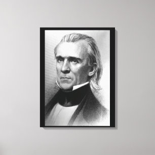 Toile Le Président James K. Polk, c_America Grows_Image