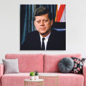Toile Le président John F. Kennedy (Insitu(Salon))