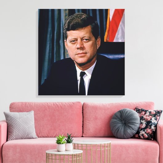 Toile Le président John F. Kennedy (Insitu(Salon))