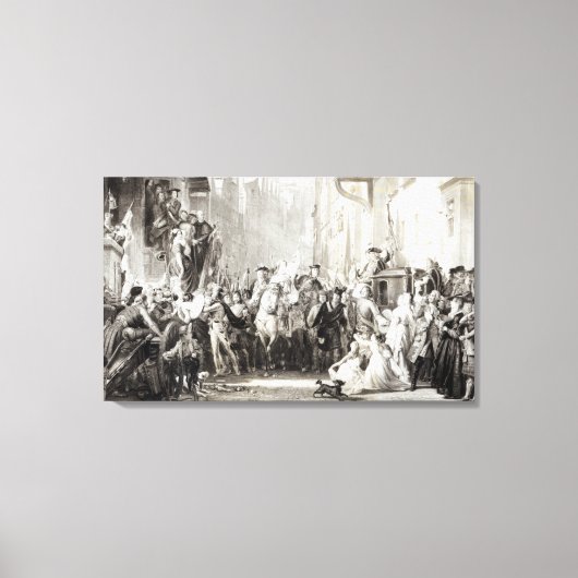 Toile Le Prince Charles Edward et les Highlanders (Recto)